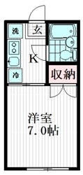 フェリース自由が丘の物件間取画像